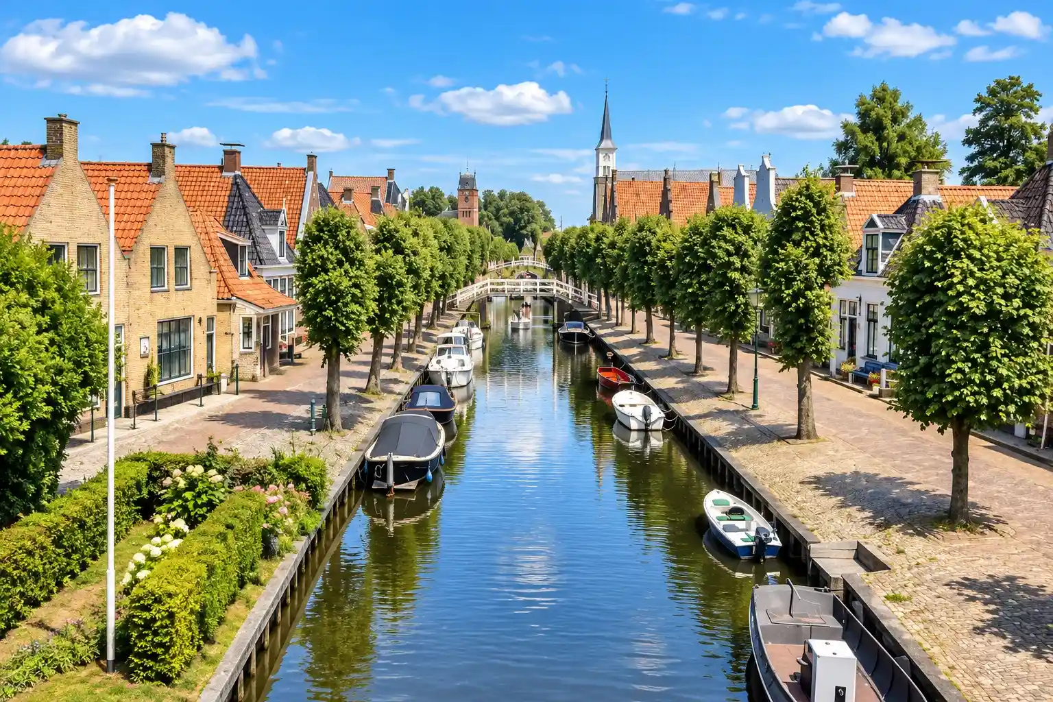 Cycling route through Gaasterland and De Fryske Marren