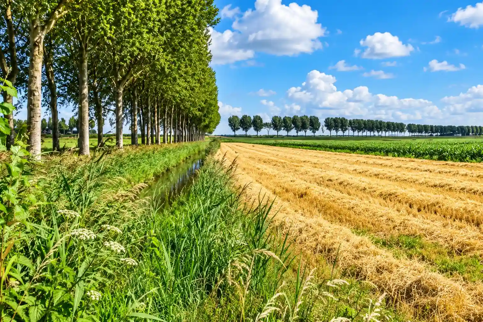 Cycling route through Land of Leeghwater and UNESCO World Heritage Beemster