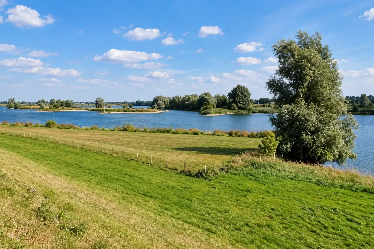 Cycling route through Kromme Rijn Region and Eiland van Schalkwijk