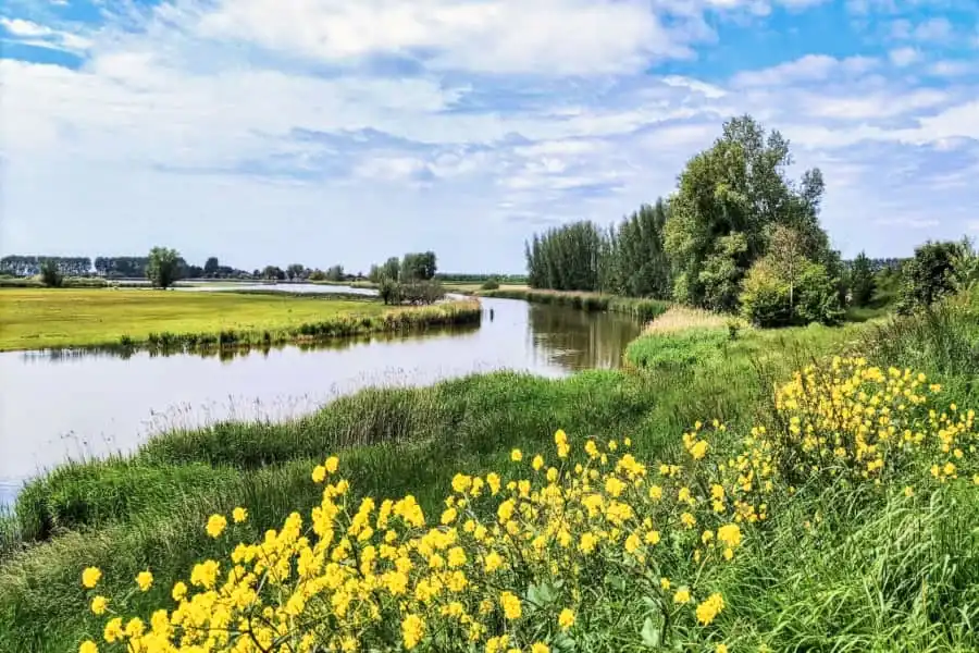 Cycling route through Oost Zeeuws Vlaanderen