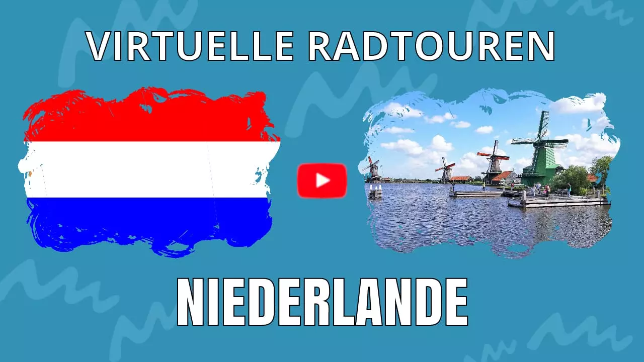 Virtuelles Radfahren in den Niederlanden