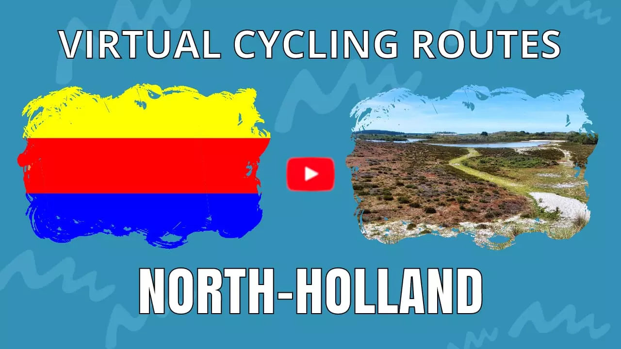 Virtual cycling in North Holland