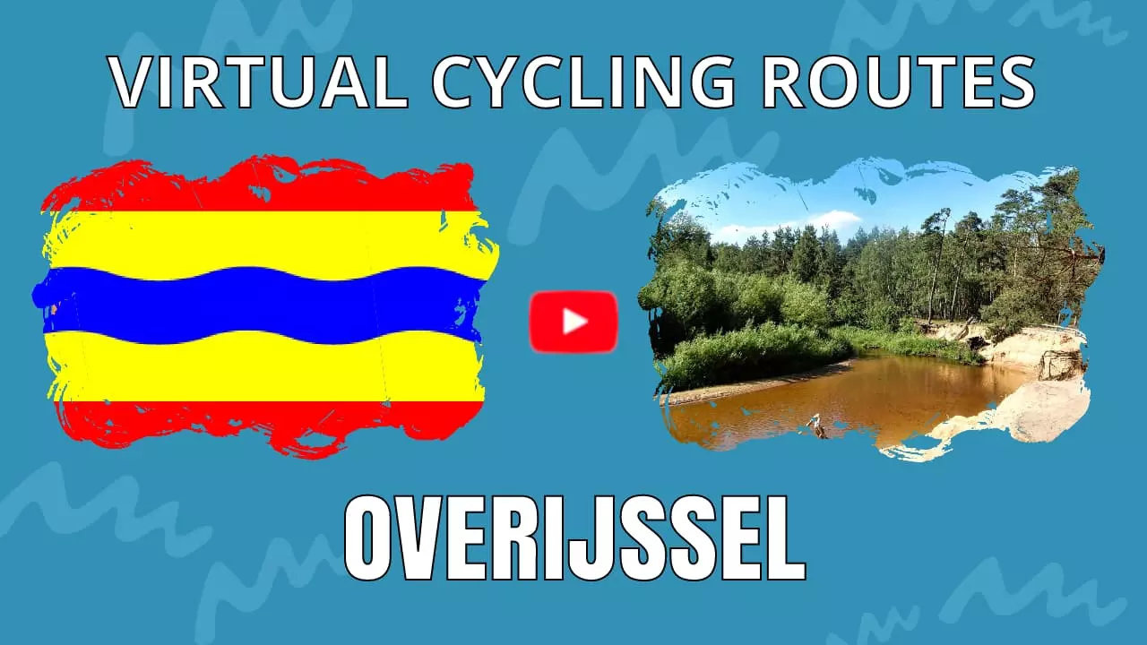 Virtual cycling in Overijssel