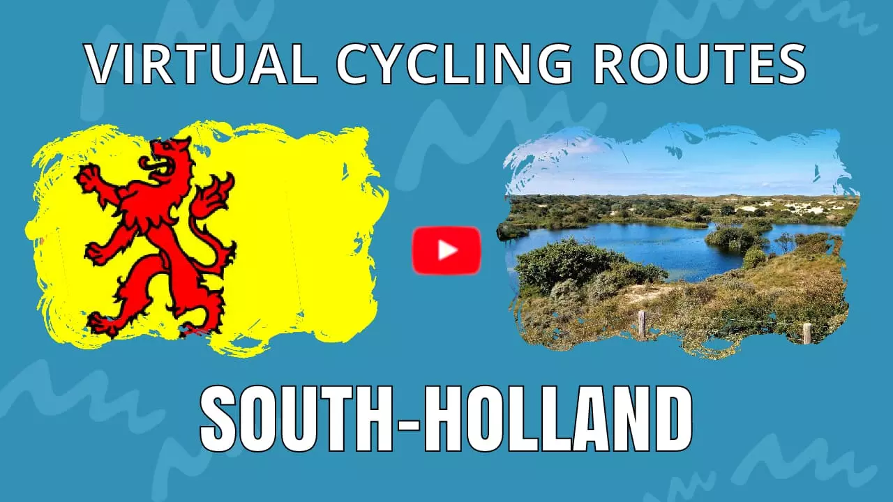 Virtual cycling in South Holland