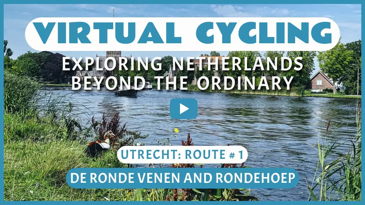 Virtual cycling in De Ronde Venen and Rondehoep