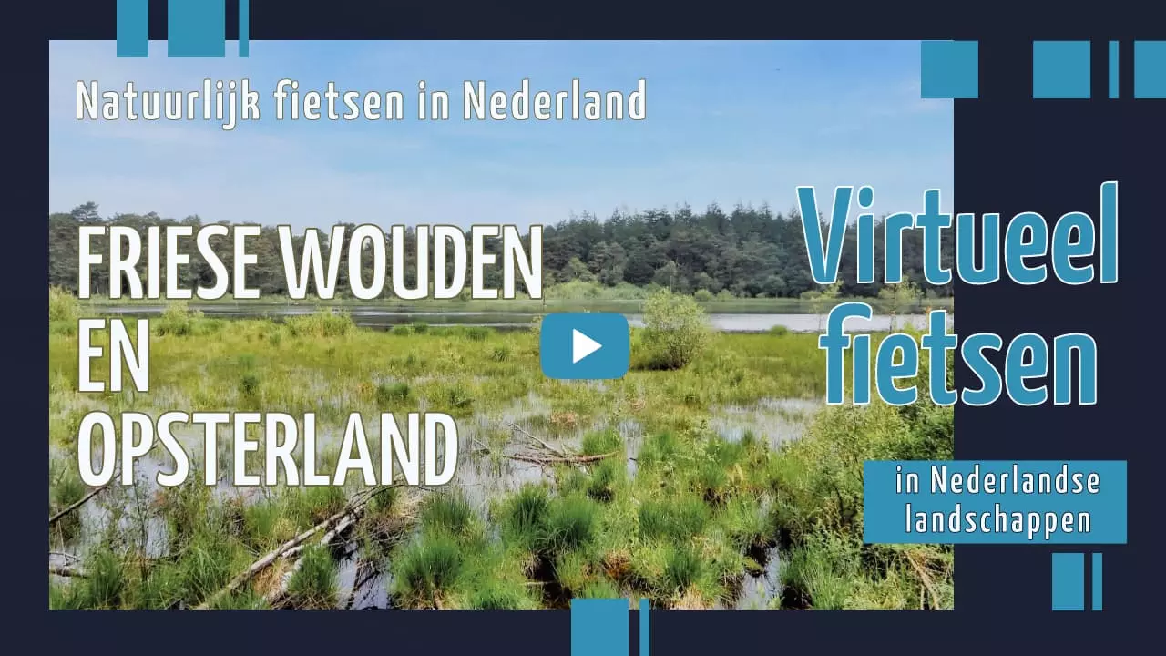 Virtueel fietsen in Friese Wouden en Opsterland