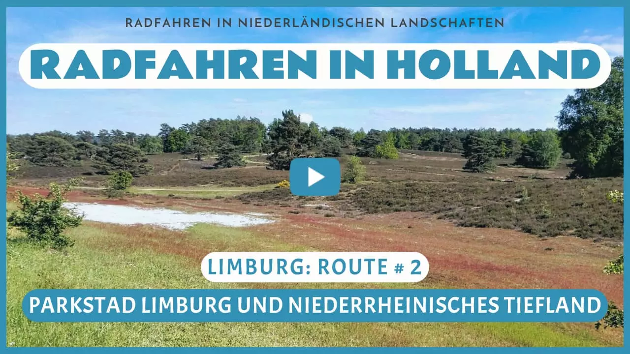 Virtuelles Radfahren in Parkstad Limburg und Niederrheinisches Tiefland