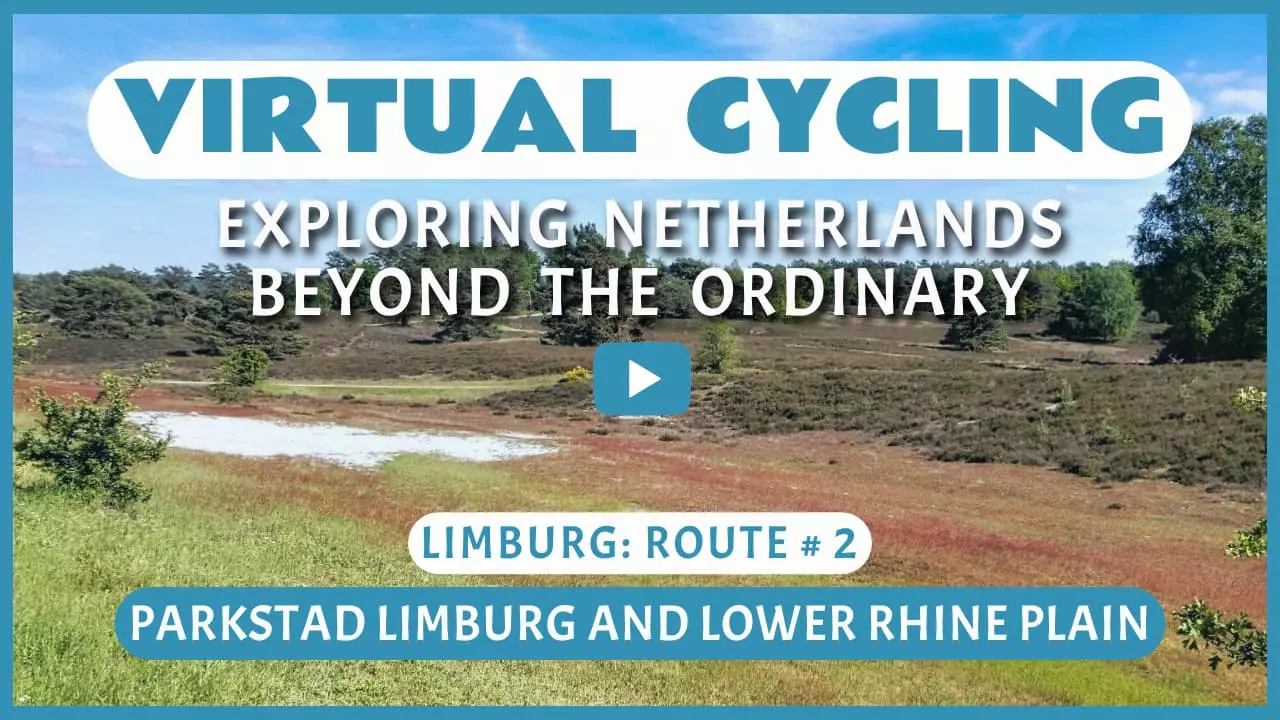Virtual cycling in Parkstad Limburg and Lower Rhine Plain