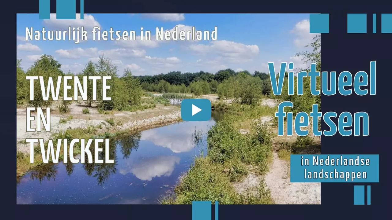 Virtueel fietsen in Twente en Twickel