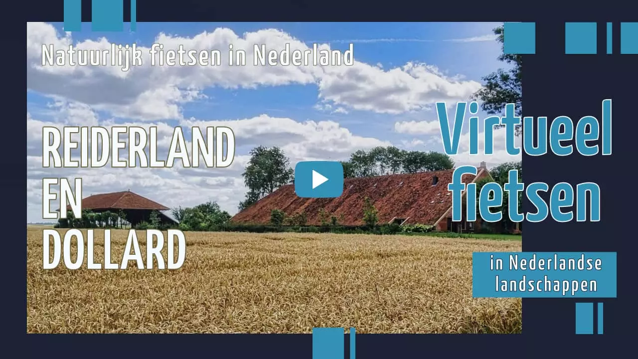 Virtueel fietsen in Reiderland en Dollard