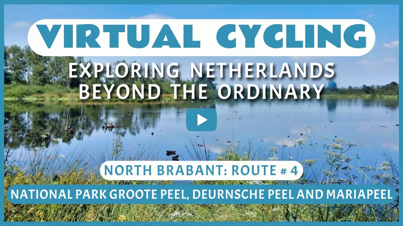 Virtual cycling in National Park Groote Peel, Deurnsche Peel and Mariapeel