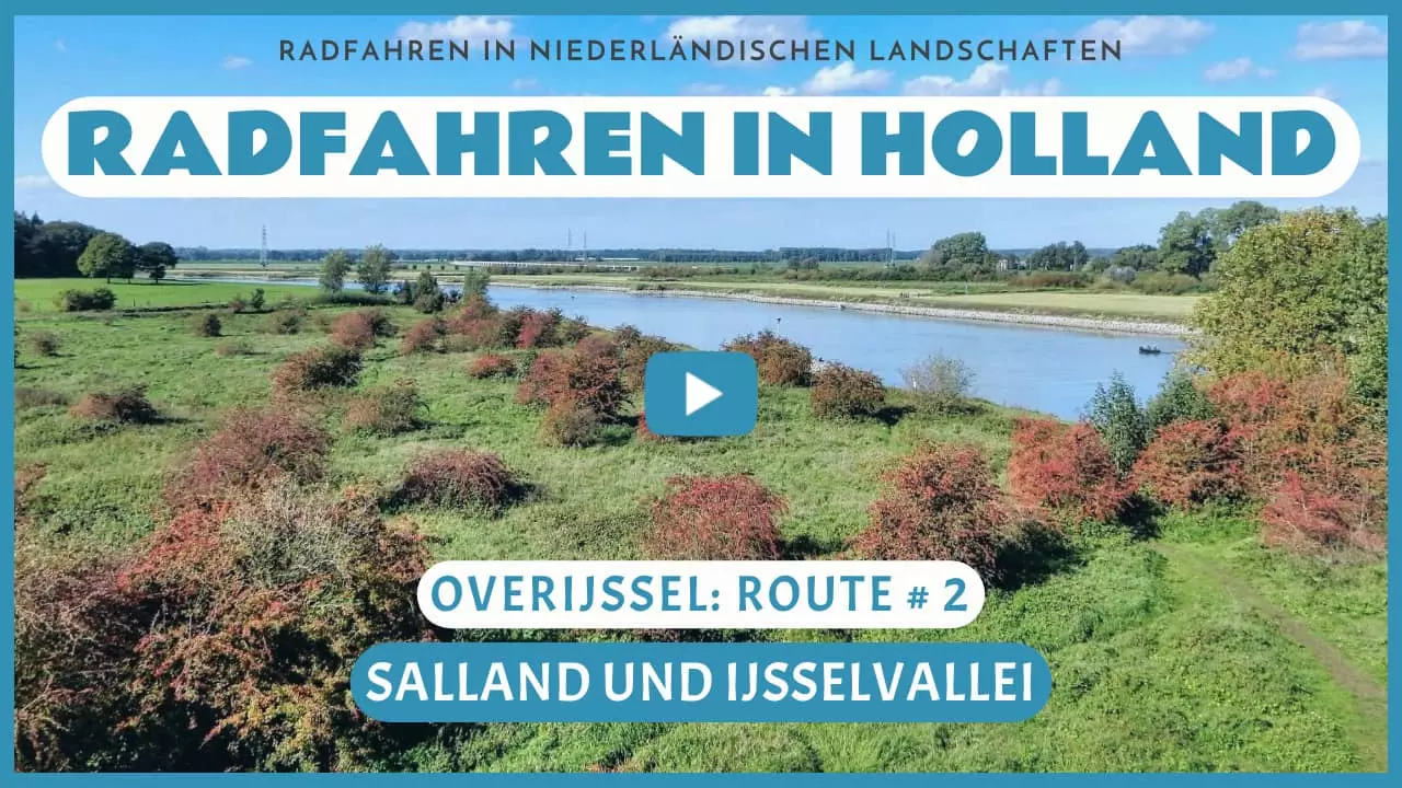 Virtuelles Radfahren in Salland und IJsselvallei