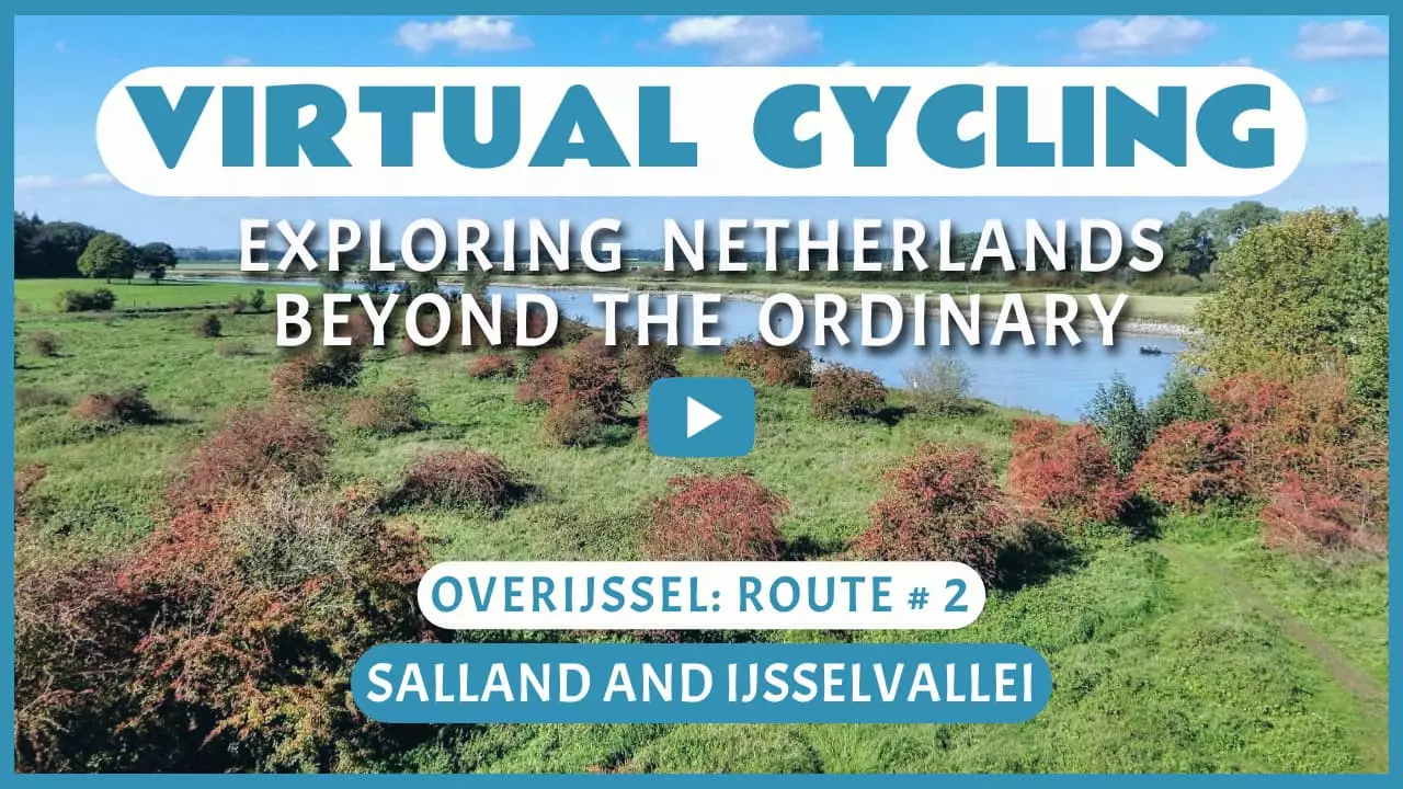 Virtual cycling in Salland and IJsselvallei