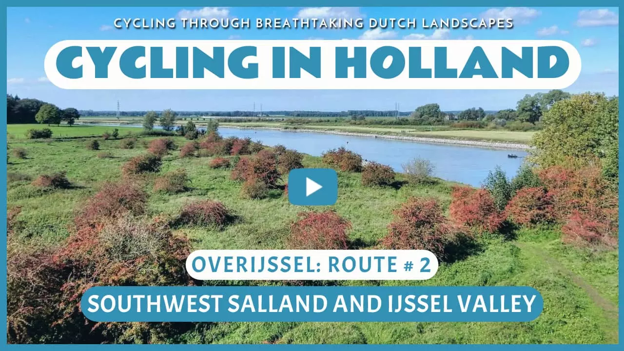 Virtual cycling in Southwest Salland and the IJssel Valley