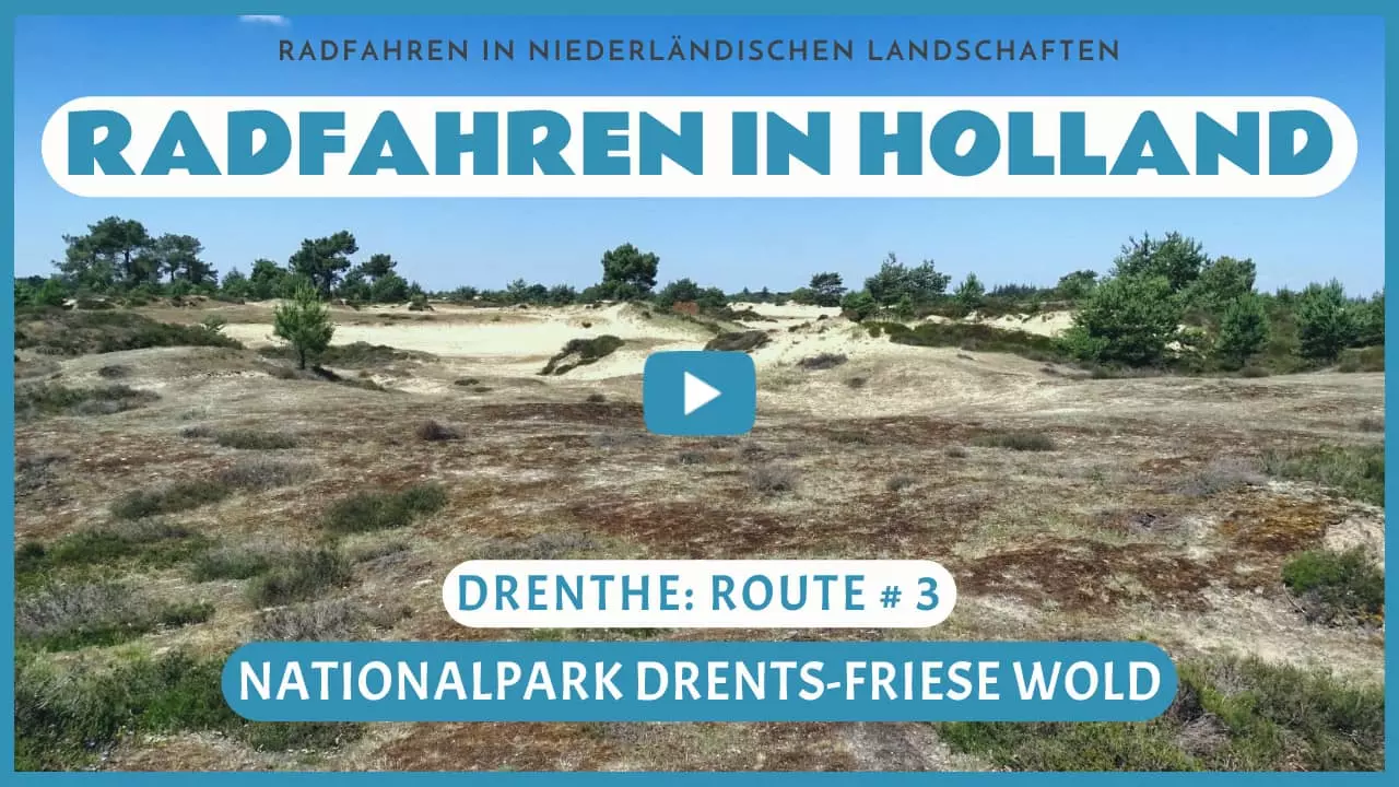 Virtuelles Radfahren in Nationalpark Drents-Friese Wold