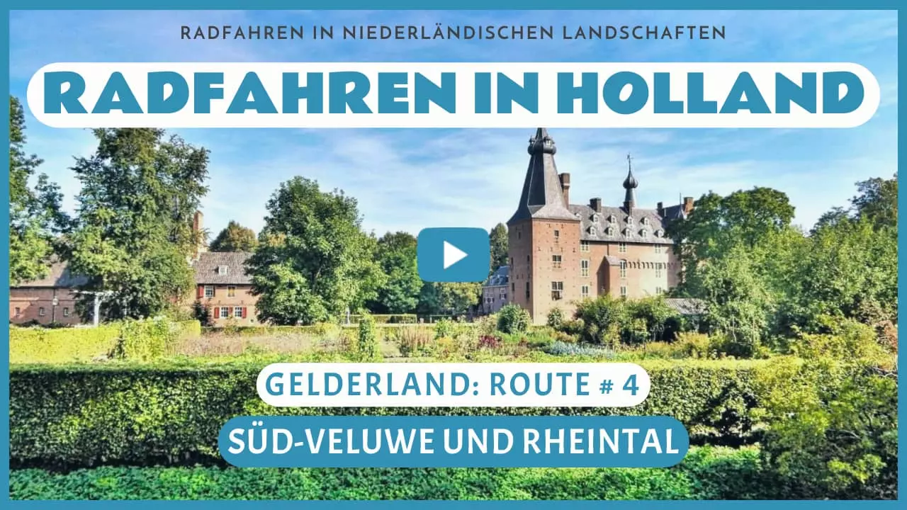 Virtuelles Radfahren in Süd-Veluwe und Rheintal