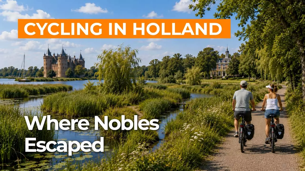 Cycling route Gooi and Vecht region video