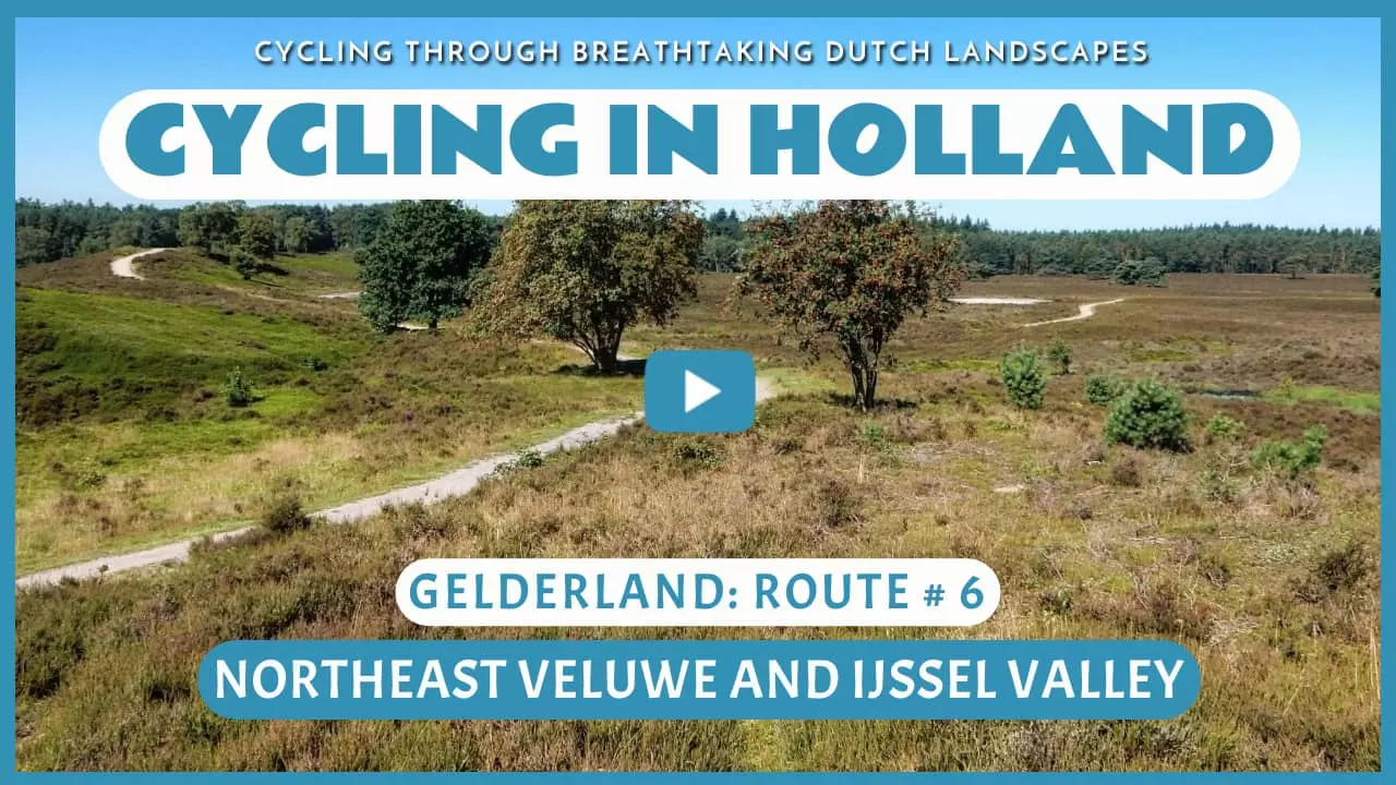 Virtual cycling through Northeast Veluwe and the IJsselvallei