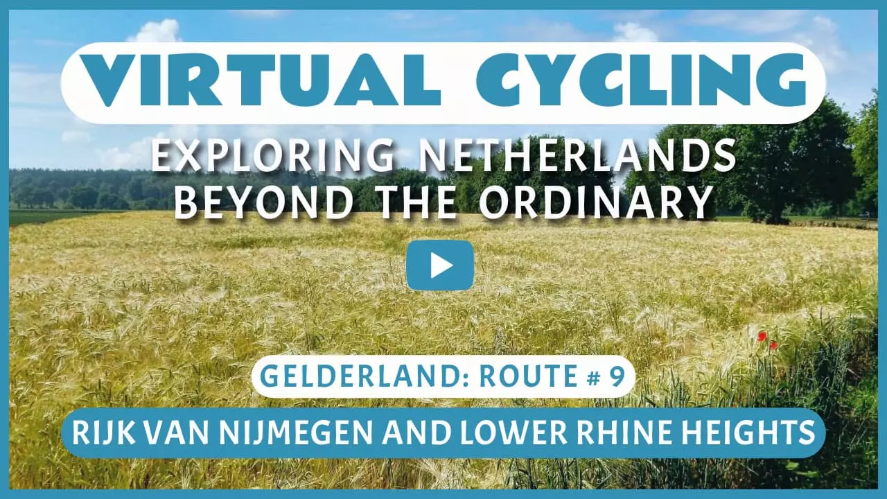 Virtual cycling in Rijk van Nijmegen and Lower Rhine Heights