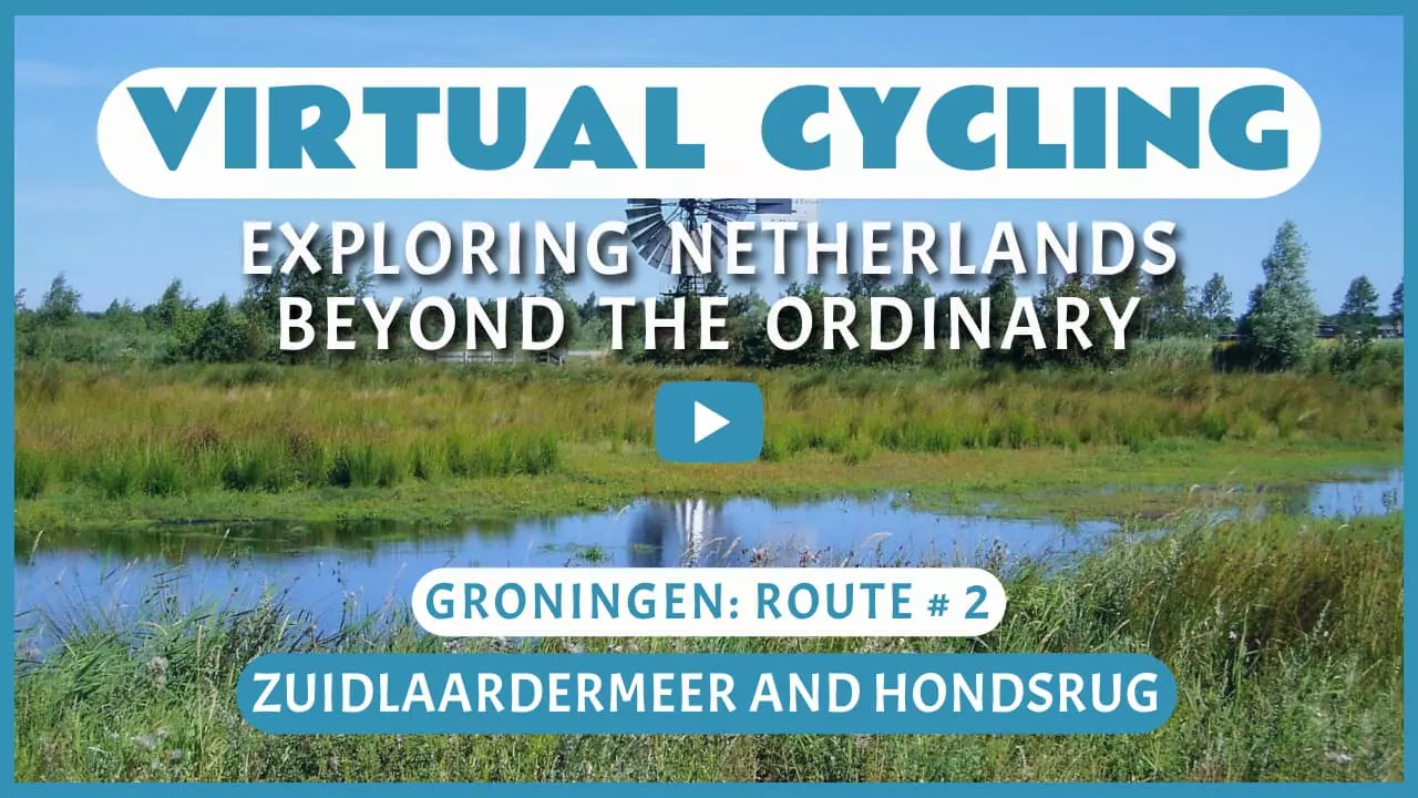 Virtual cycling in Zuidlaardermeer and Hondsrug