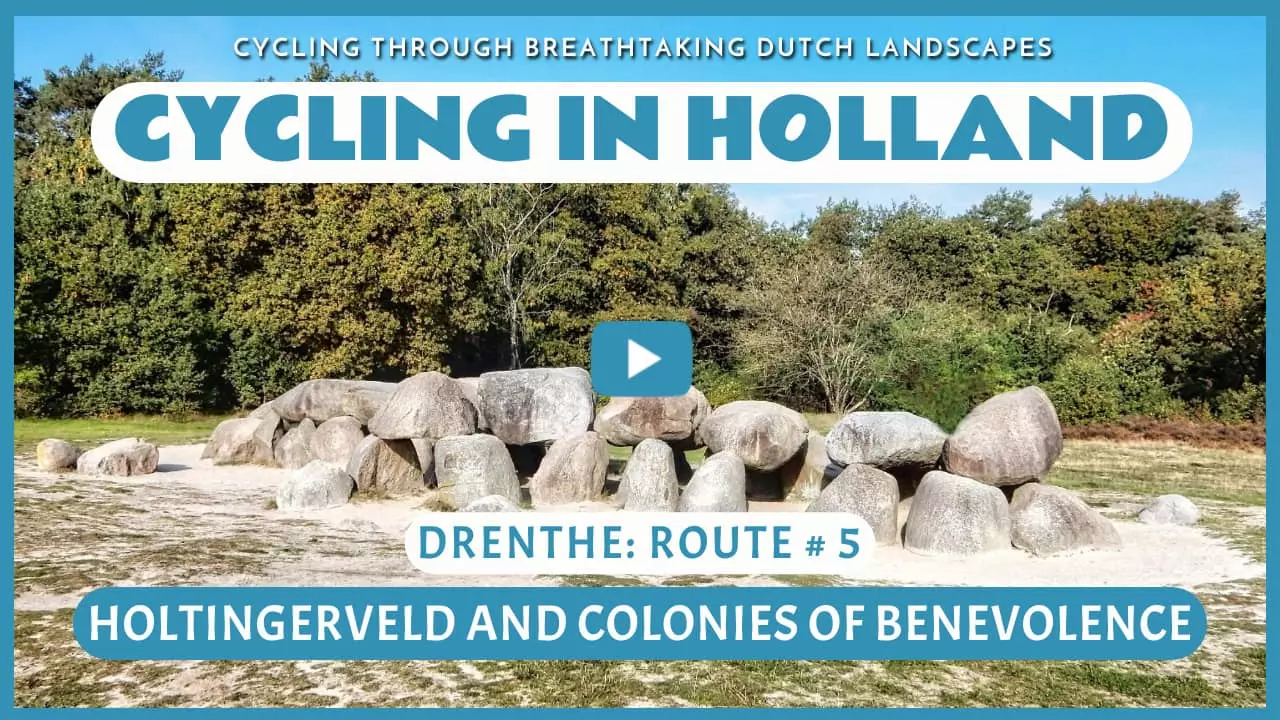 Virtual cycling in the Holtingerveld and the Colonies of Benevolence