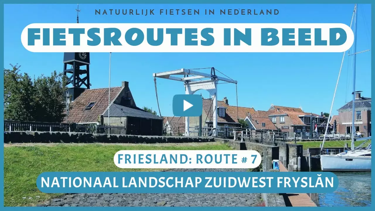 Virtueel fietsen in Nationaal Landschap Zuidwest Fryslân