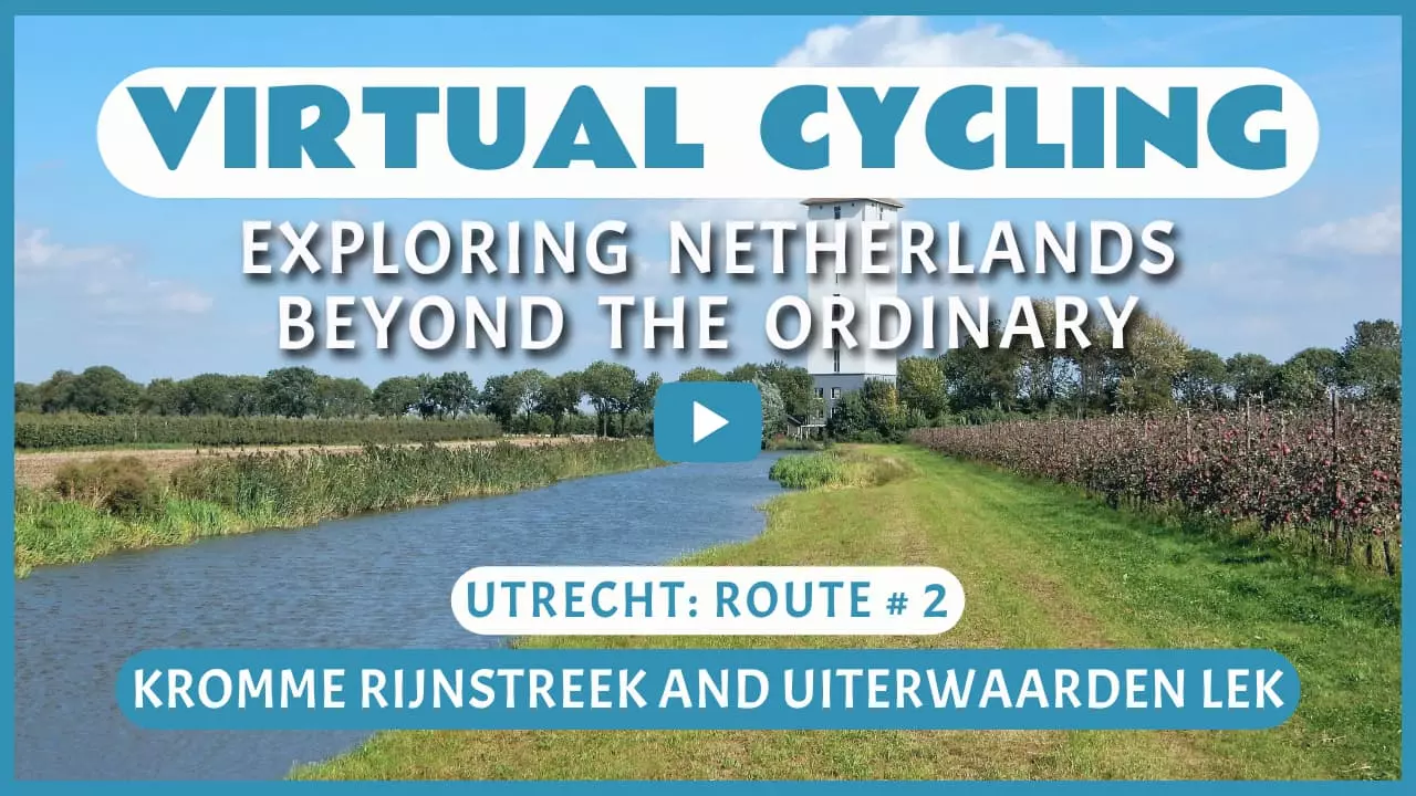 Virtual cycling in Kromme Rijngebied