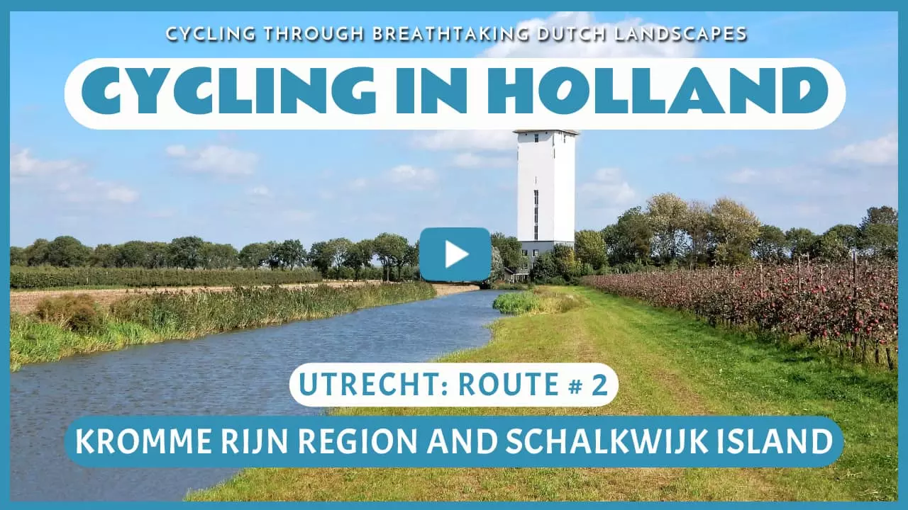 Virtual cycling in the Kromme Rijn Region and Schalkwijk Island