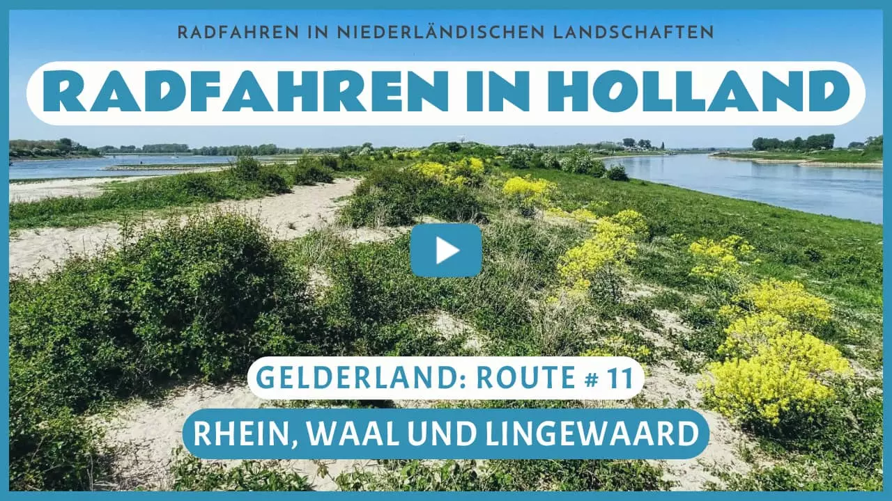 Virtuelles Radfahren in Rhein, Waal und Lingewaard