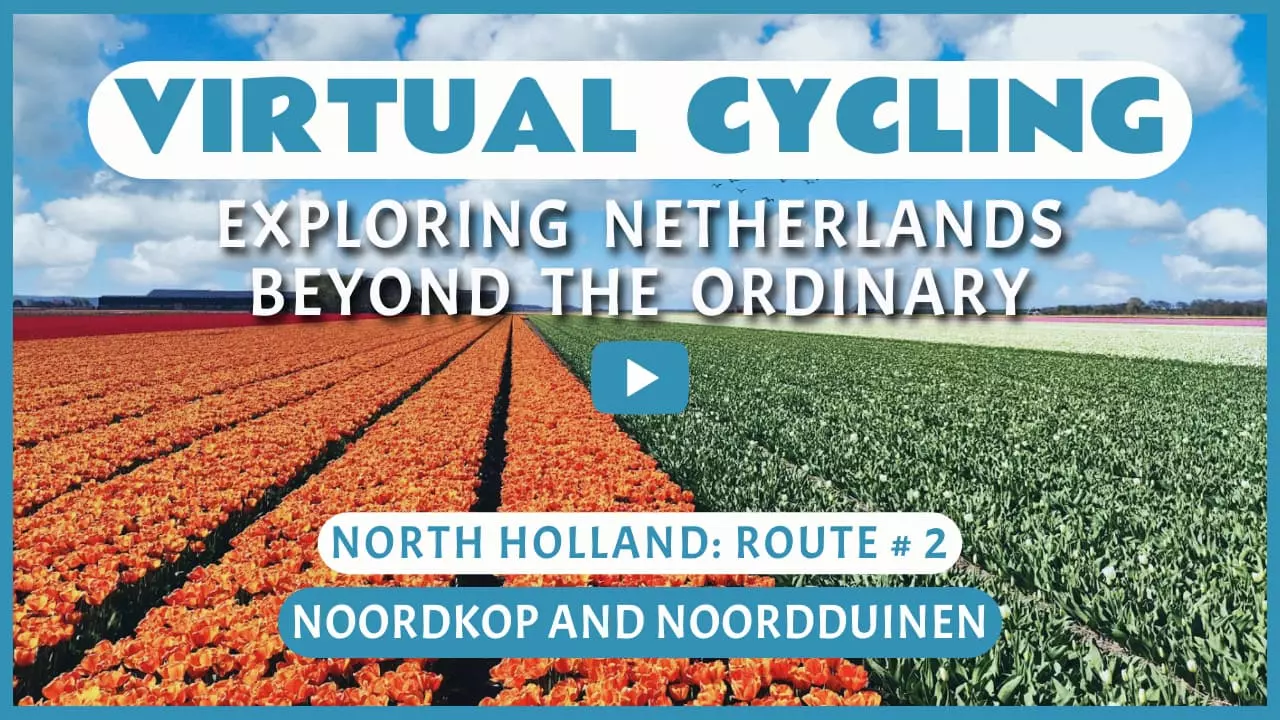 Virtual cycling in Noordkop and Noordduinen