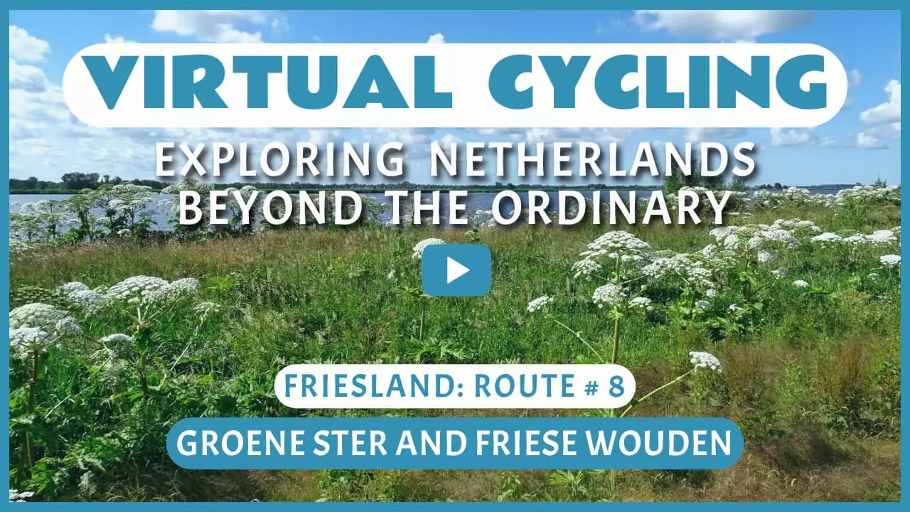 Virtual cycling in Groene Ster and Friese Wouden