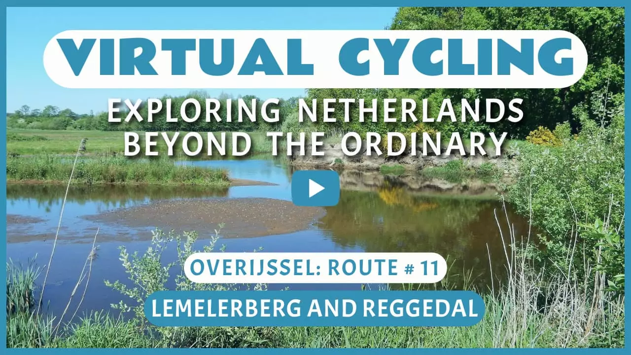 Virtual cycling in Lemelerberg and Reggedal