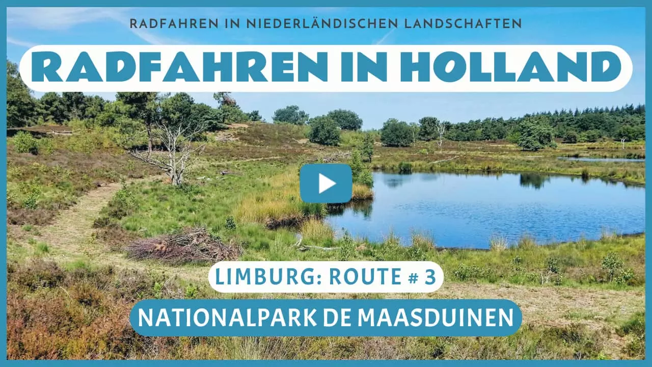 Virtuelles Radfahren in Nationalpark De Maasduinen