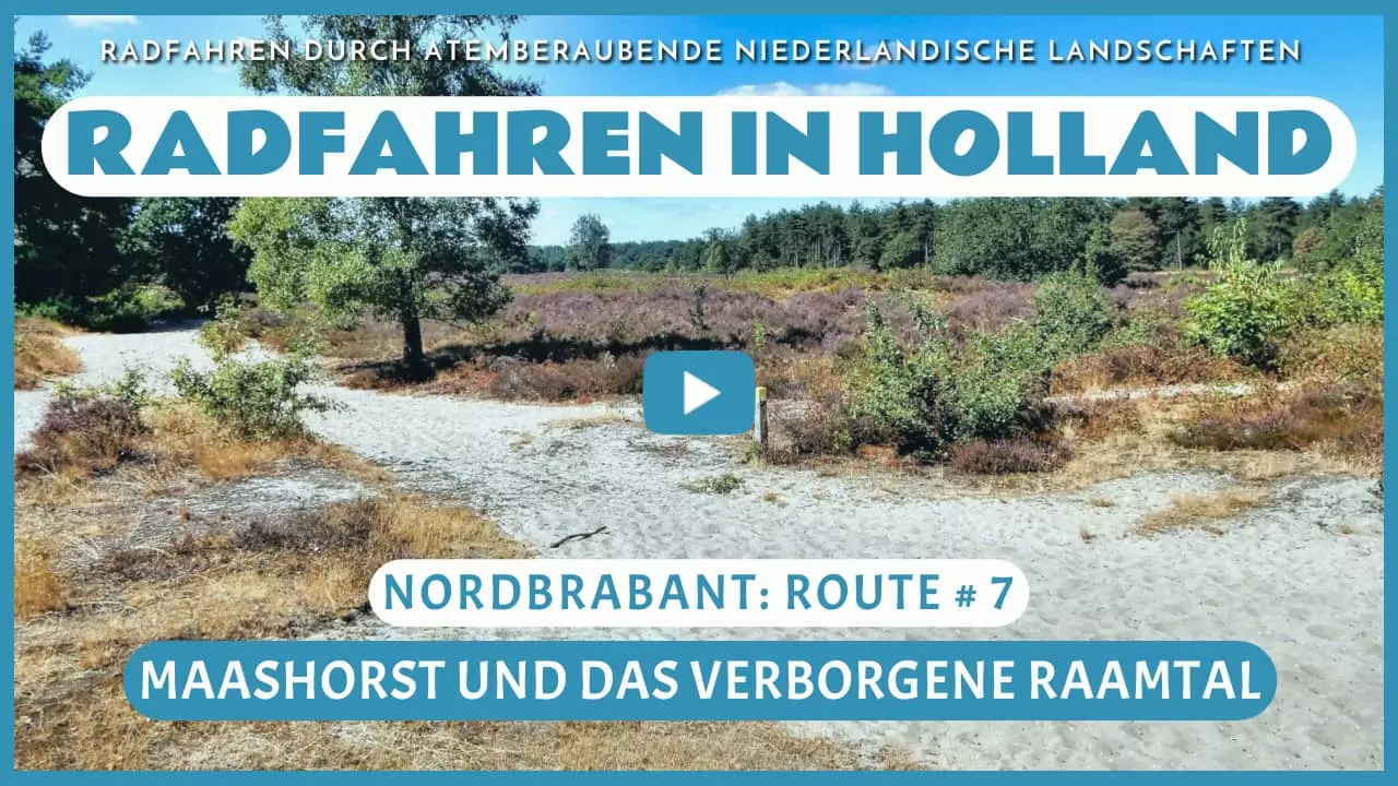 Virtuelles Radfahren in der Maashorst und dem verborgenen Raamtal