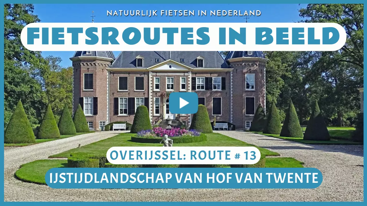 Virtueel fietsen in IJstijdenlandschap van Hof van Twente