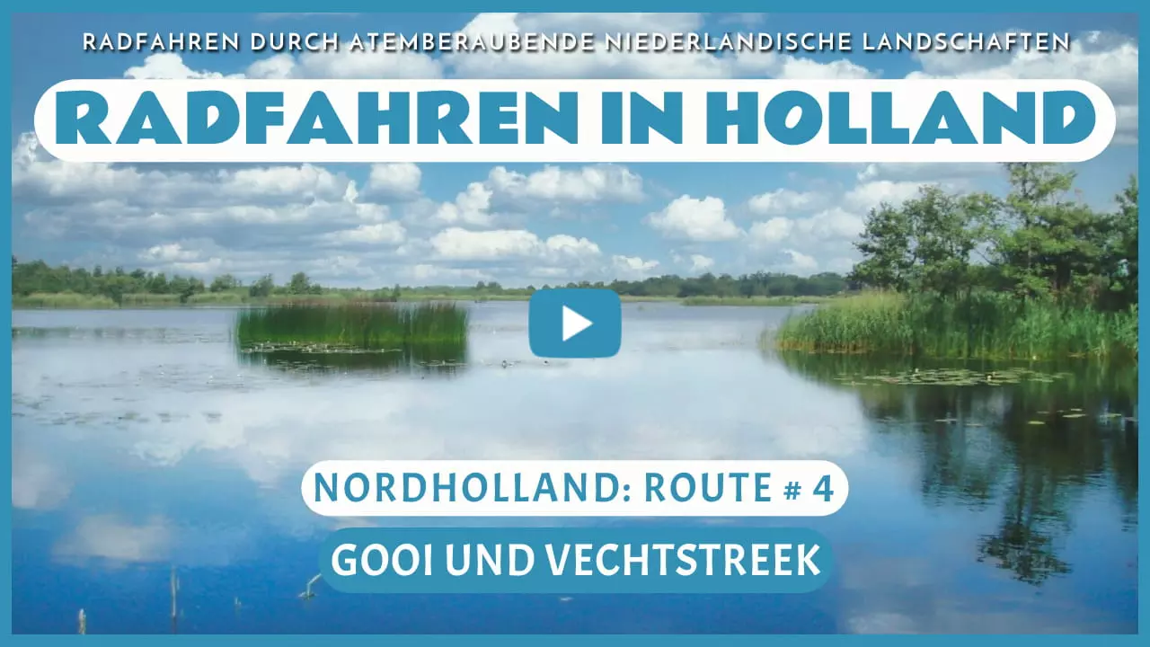 Virtuelles Radfahren in der Gooi und Vechtstreek