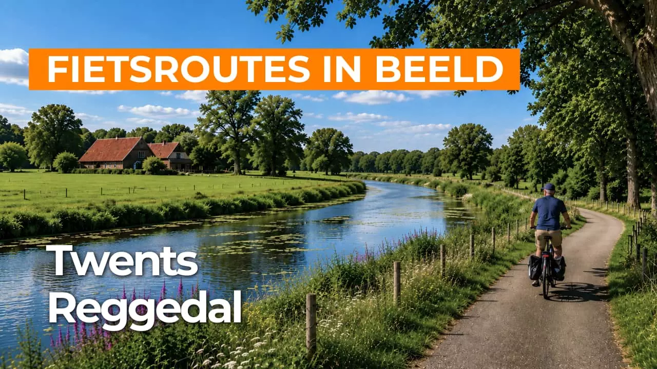 Fietsroute Twents Reggedal en Hollands Schwarzwald video