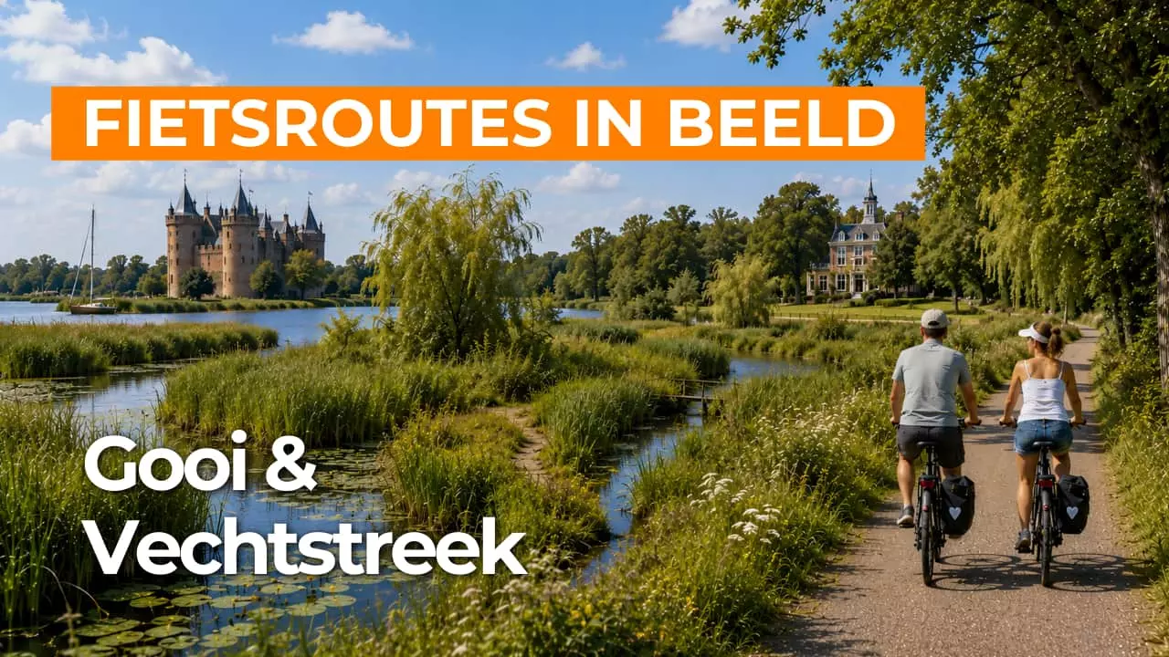 Fietsroute Gooi en Vechtstreek video