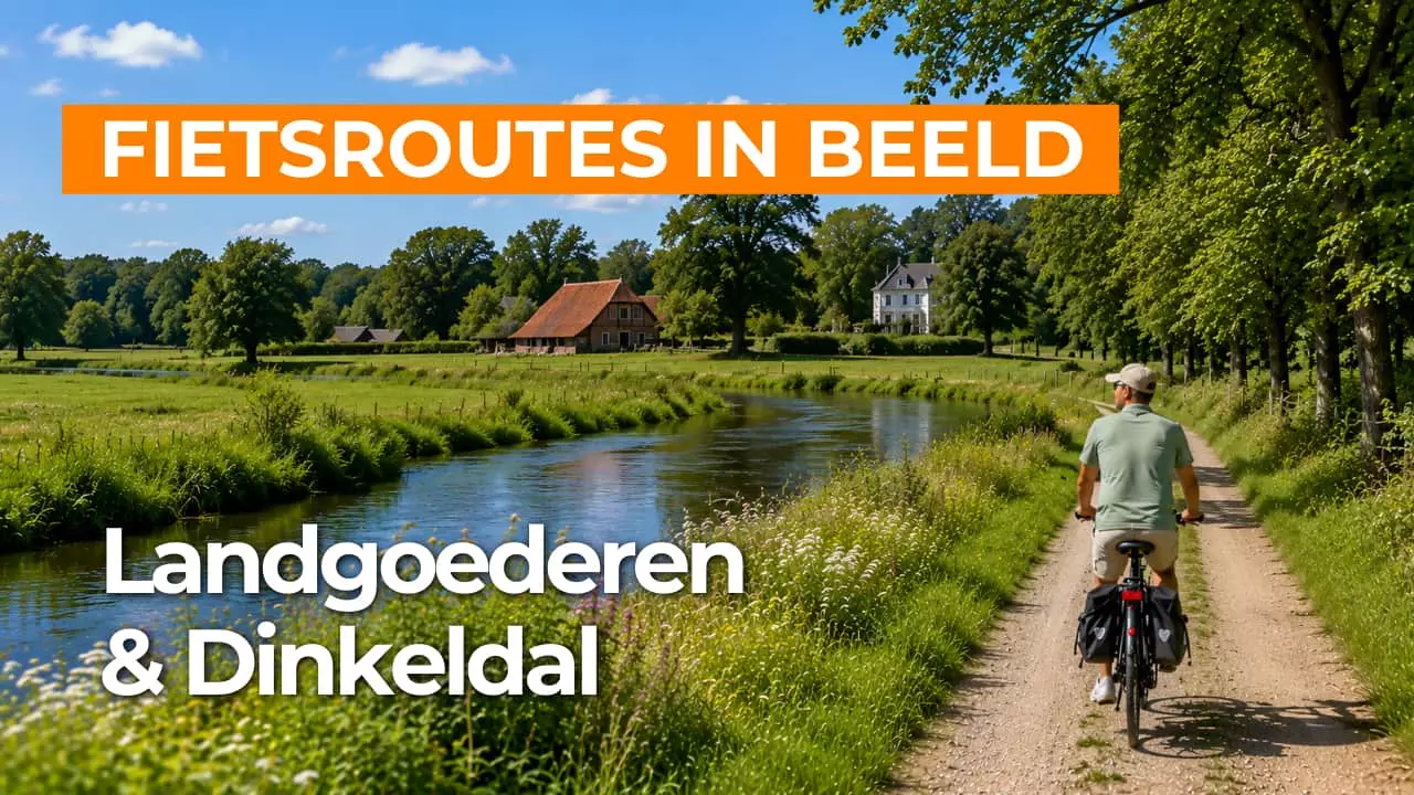 Fietsroute Landgoederen Oldenzaal en Dinkeldal video