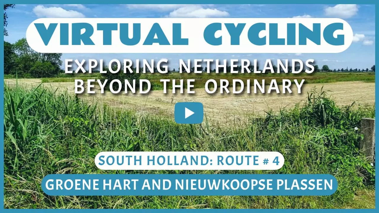 Virtual cycling in Groene Hart and Nieuwkoopse Plassen