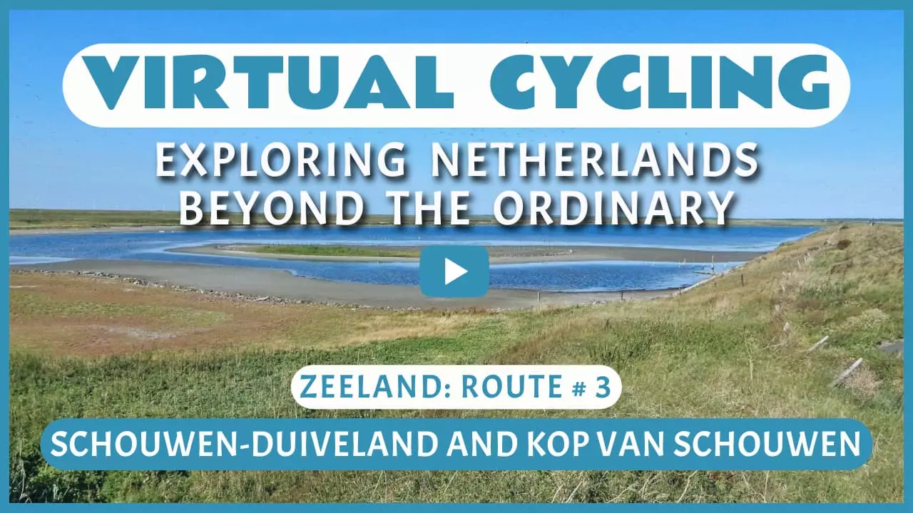 Virtual cycling in Schouwen-Duiveland and Kop van Schouwen