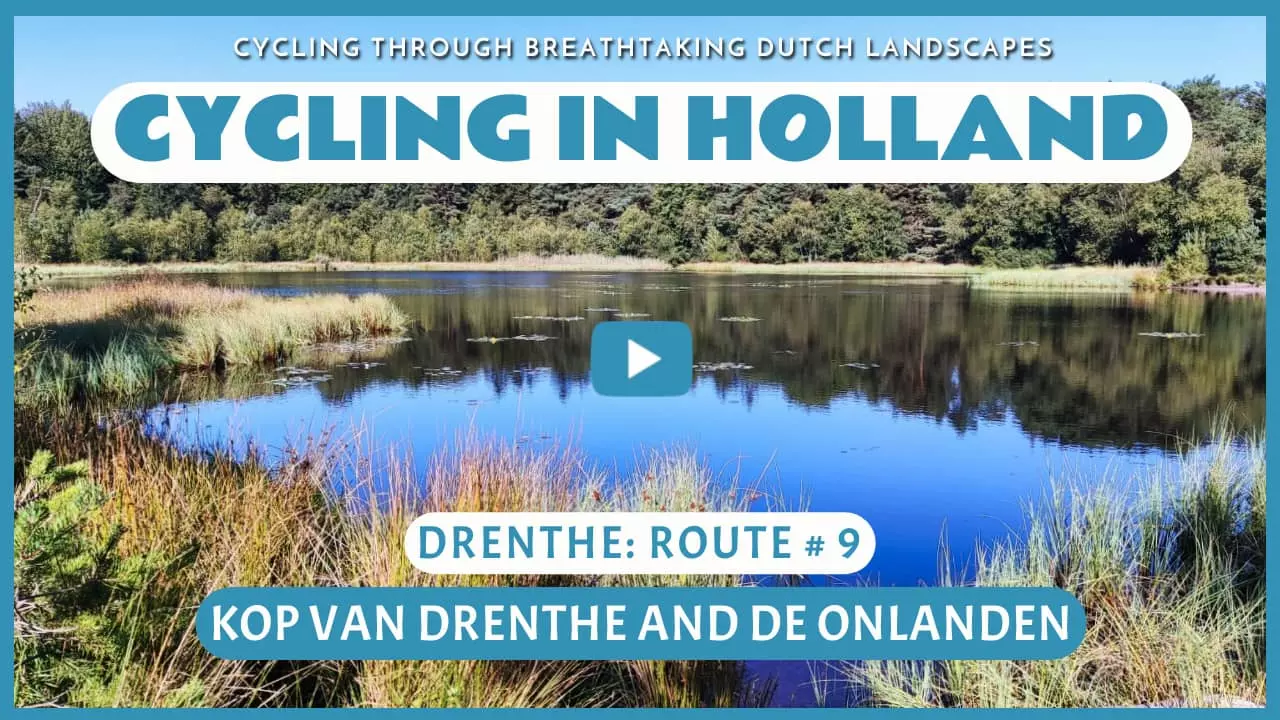 Virtual cycling in the Kop van Drenthe and De Onlanden