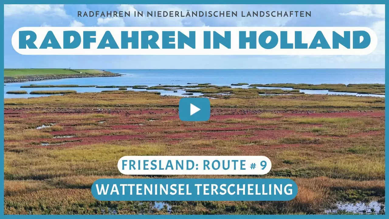 Virtuelles Radfahren auf den Watteninsel Terschelling