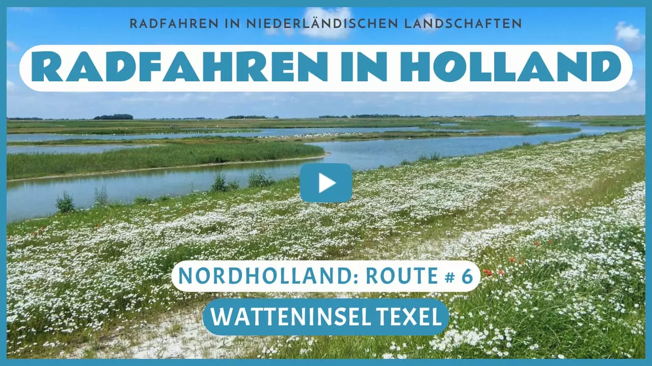 Virtuelles Radfahren auf Watteninsel Texel