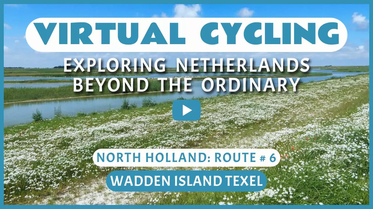 Virtual cycling on Wadden Island Texel