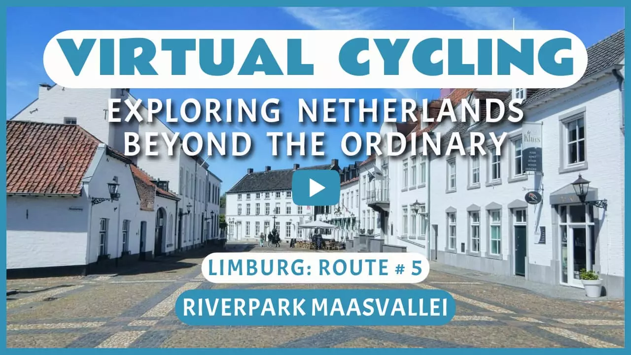 Virtual cycling in Riverpark Maasvallei