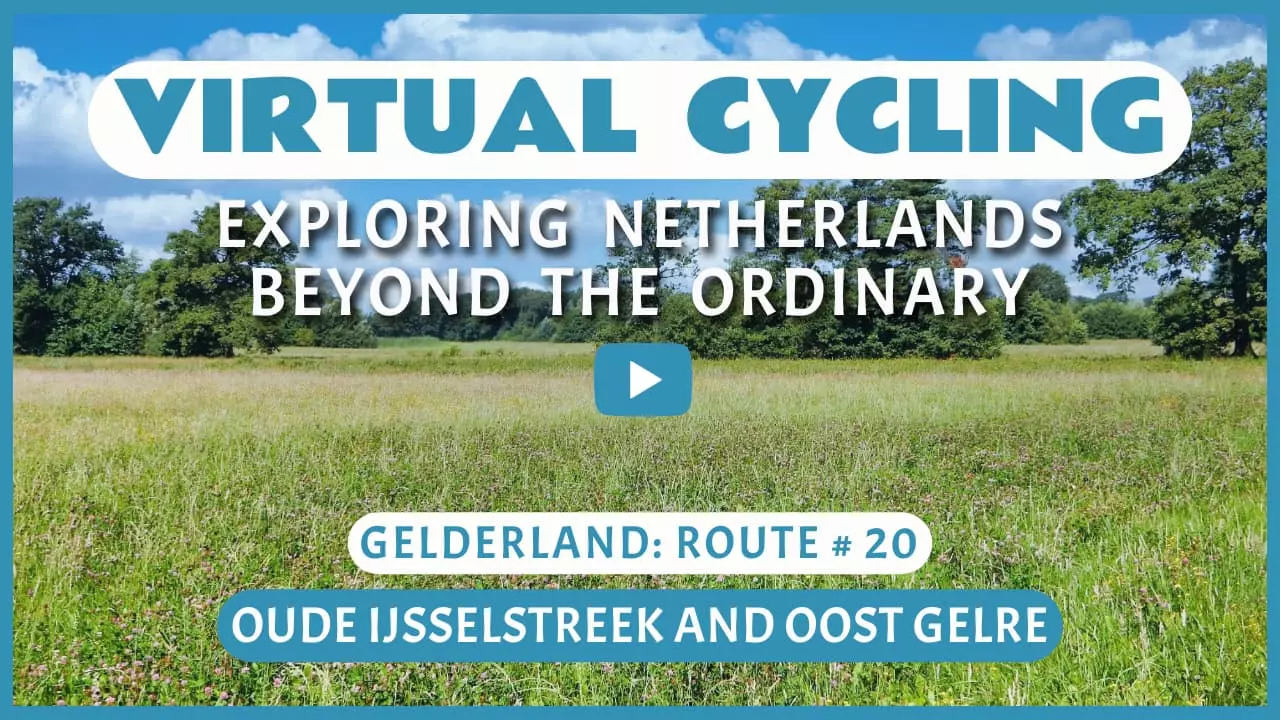 Virtual cycling in Oude IJsselstreek and Oost Gelre