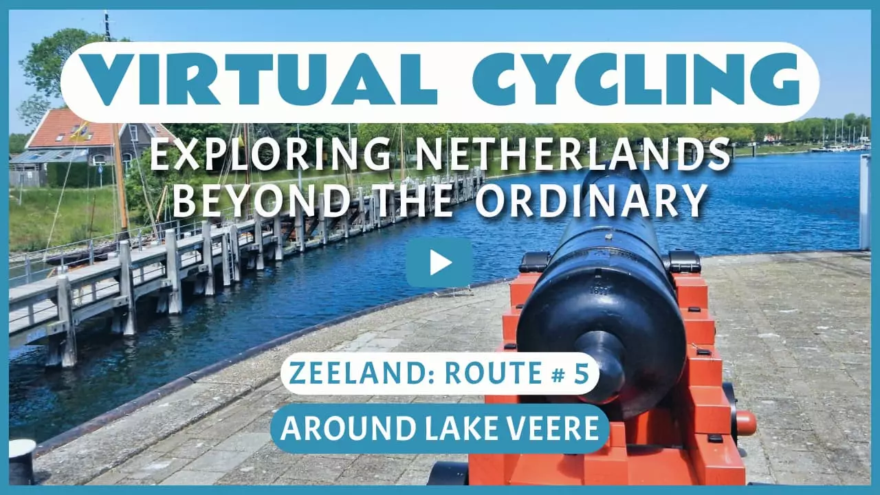 Virtual cycling around the Veerse Meer