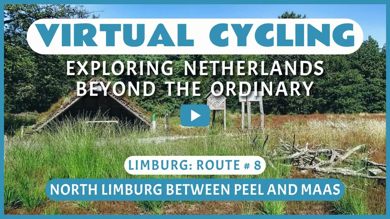 Virtual cycling in North Limburg between Peel and Maas