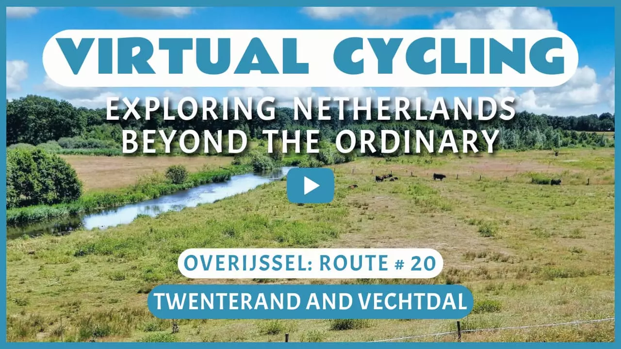 Virtual cycling in Twenterand and Vechtdal